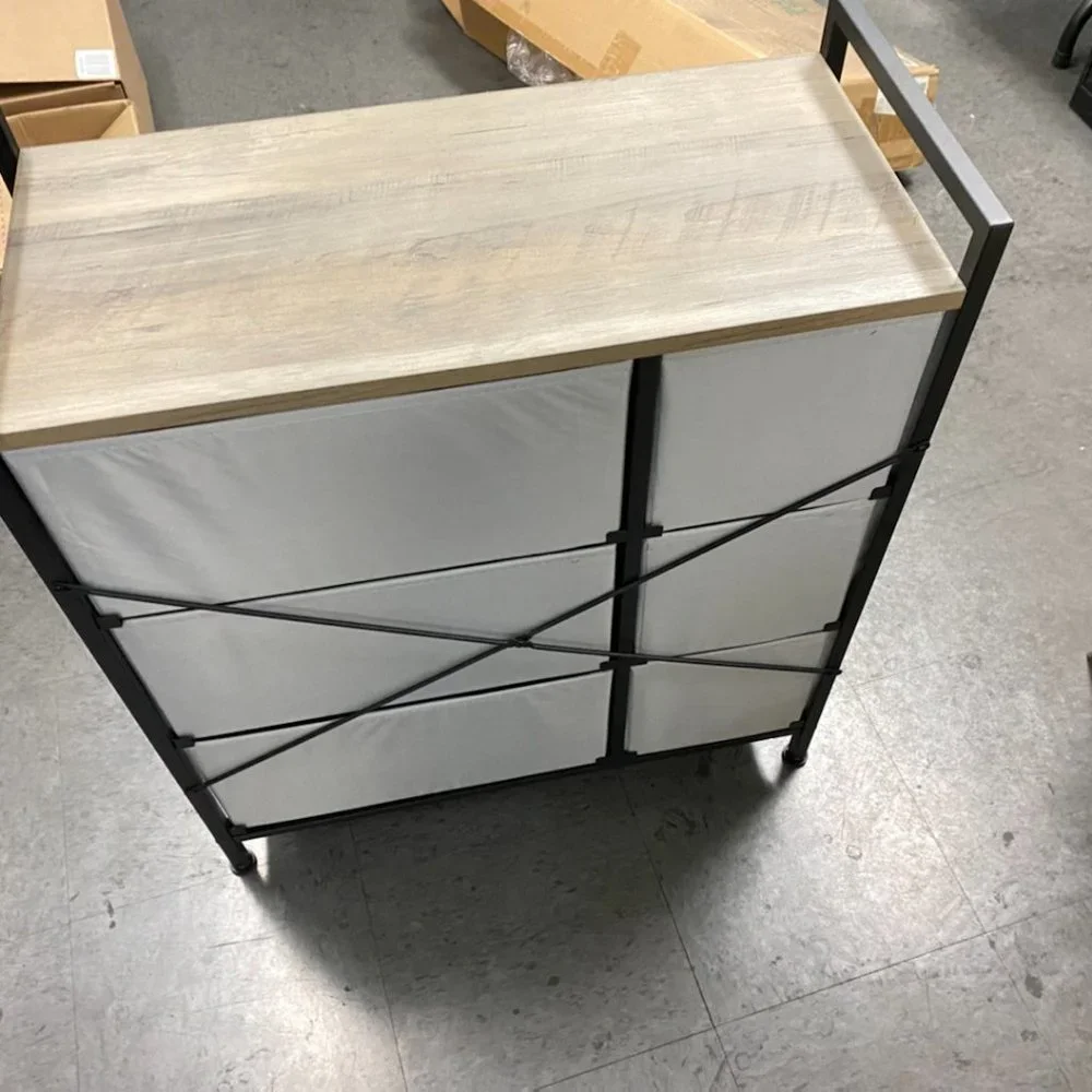 Linsy Home greige dresser with 6 drawers